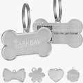 Dog Tags Personalized for Pets,Dog Name Tags QR Code,No Subscription Fees,Modifiable Pet Online Profile,Stainless Steel,No App Required,for Dogs and Cats Small,Medium,Large(Dog Bone,Small)