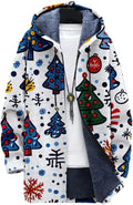 Oversized Full Zip Hoodie for Men Sherpa Fleece Lined Jacket with Hood Soft Warm Winter Coat with Pockets