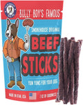 Bully Boy's Famous Beef Sticks Dog Treats | Free from Wheat, Corn, Soy, or Gluten | USA Sourced Ingredients | with Smokehouse Beef | Made in Utah | 7 oz - 1 Pack