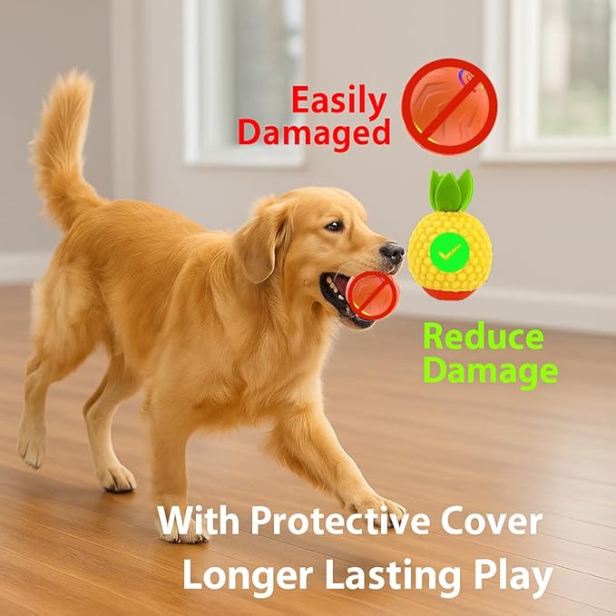 Interactive Dog Toys Dogs Ball,Moving Dog Toy with Touch Activated,Anti Boredom Dog Toys for Small Medium Dogs,Tough Motion Activated Automatic Vibrating Dog Ball,USB Rechargeable(Green)