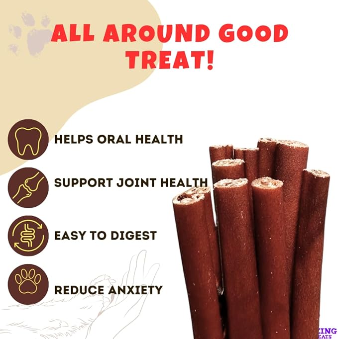 Amazing Dog Treats 12 Inch Collagen Stick - (10 Count)- Collagen Sticks for Dogs - No Hide Dog Bones