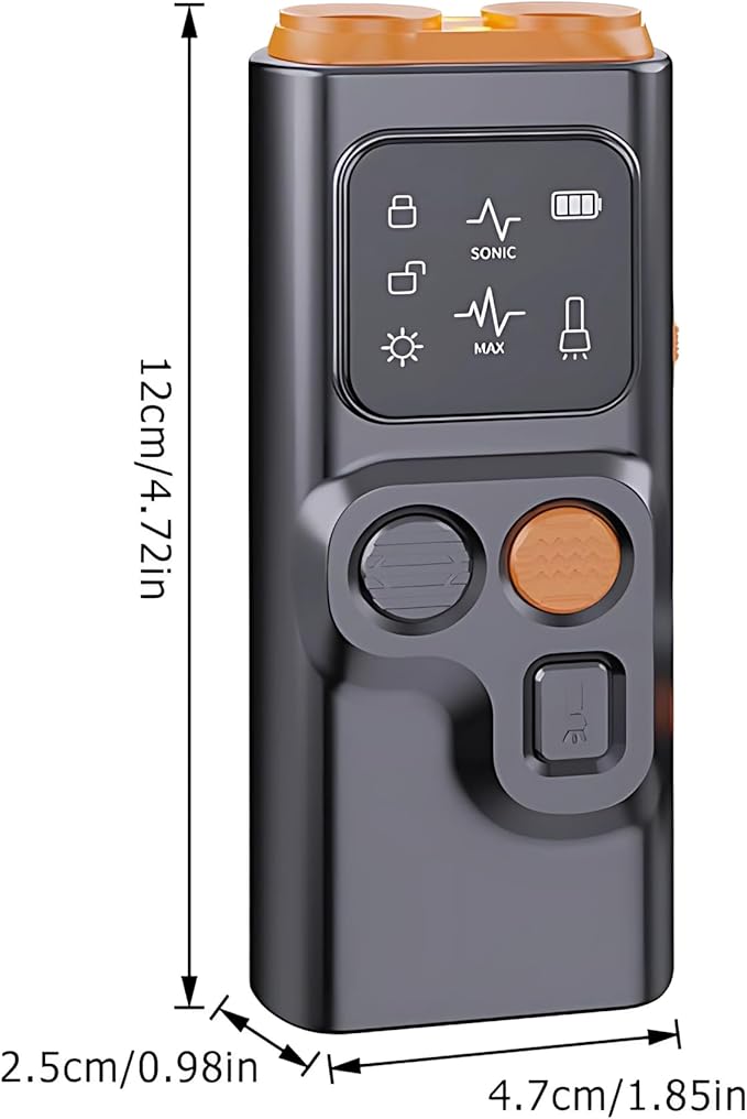 Dog Bark Deterrent Device, Ultrasonic Anti Barking, 4 Training Modes, 30FT Range, Safe Humane & Effective Handheld Dog Training Device for Indoor & Outdoor Use
