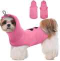 Small Anxiety Shirt for Dogs,Breathable Anxiety Jacket for Strangers,Storm,Travel,Bichon Calming Vest Wraps,Breathable for All-Seasons,Machine Washable(Rose)
