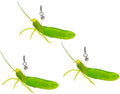 TTcat Feather Toys, 3 Pcs Simulation Insects Grasshopper Refills, Cat Toys Replacement Feathers for Cat Kitten Wand.