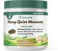 NaturVet Hemp Quiet Moments Plus Hemp Seed for Cats, 60 ct Soft Chews, Made in USA