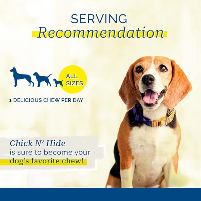 Pet Center, Inc. (PCI - Chick N’ Hide - 6 Chicken Wrapped Rawhide Sticks