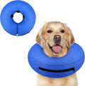 Supet Inflatable Dog Cone Collar Alternative After Surgery, Dog Neck Donut Collar Recovery E Collar to Stop Licking, Soft Dog Cone for Medium Large Dogs