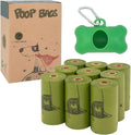 Ley's Dog Poop Bags 135 Count, Unscented Extra Thick Waste Bag with Dispenser, 100% Leak Proof, Doggie Bag Refill Rolls