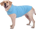 Fleece Dog Coat Pet Jacket Reflective for Cold Weather for Extra Large to Small Pets(Blue,2XL)