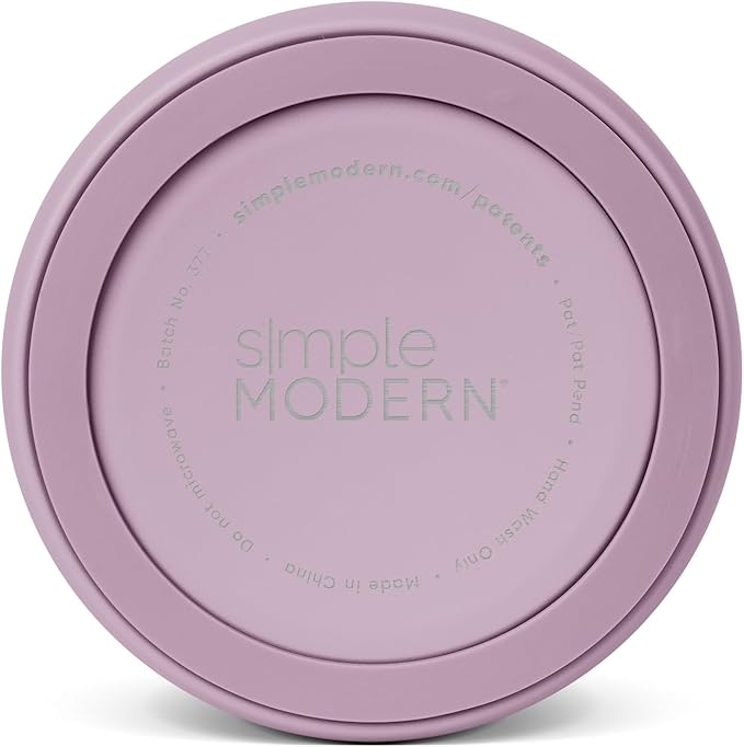 Simple Modern Stainless Steel Pet Water Bowl for Dogs & Cats | Reusable Insulated Stainless Steel Food Bowls for Dog Cat | No Tip No Slip BPA Free | Bentley Collection | Medium (32oz) | Lavender