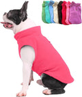 JACKO & CO - Fleece Vest Dog Sweater with Leash Ring - Soft, Warm & Lightweight Pullover Coat for Small & Medium Dogs, Puppies & Cats - Cozy Fall/Winter/Spring Pet Jacket (Pink, Medium 6-10lbs)