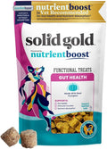 Solid Gold Healthy Dog Treats - Functional Pumpkin Dog Teats w/Flaxseed & Gentle Superfoods for Gut Health & Digestion - Gluten Free Healthy Training Treat for Dogs of All Ages & Sizes - 5.2 oz