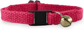 Hepper Hemp Safety Breakaway Cat Collar with Bells - Adjustable Large to Small Kitten Collar with Bell - Cat Collars for Girl Cats/Cat Collars for Boy Cats - Minimalist Cute Cat Collar with Cat Bells