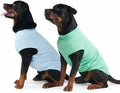Spark Paws Sunblock Dog T-Shirt, SPF30 Protection, Lightweight Breathable Quick Dry for Dogs with Sensitive Skin - Blue & Mint (Set of 2) - 5XL