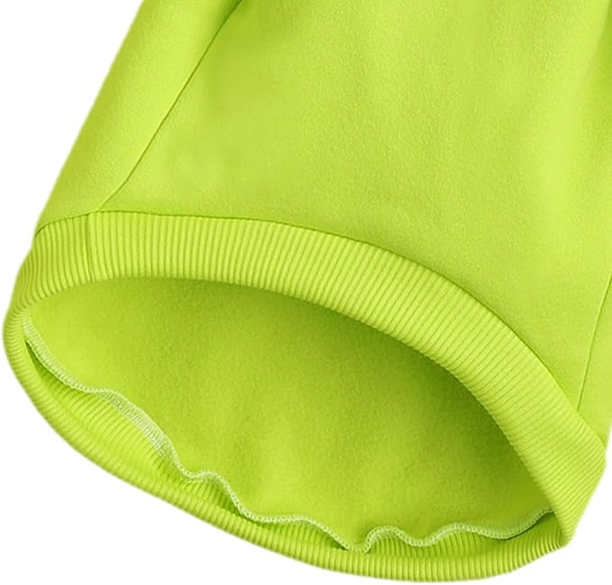 Puppy Sweater for Small Dogs Clothes Warm Winter Cat Clothe Pet Sweatshirt Knitwear Doggie Kitten Clothing, Light Green, X-Small