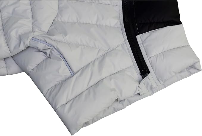 DoggieWear Warm Jacket, 4-Legs Covered Waterproof Windproof Reflective Dog Vest, Adjustable Dog Snow Jacket, Off-White XXL