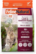 Feline Natural Grain-Free Freeze-Dried Cat Food, New Zealand Lamb & Venison 11oz