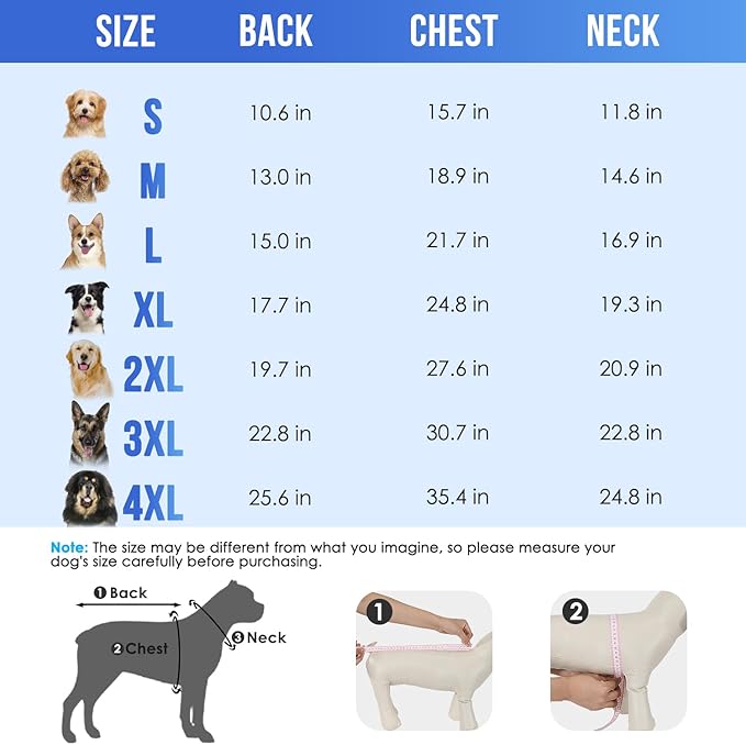 SlowTon Dog Hoodie Tie Dye - Warm Dog Sweater Hoodies with Pocket, Fall Winter Dogs Coat Jacket Pet Outfit Puppy Hooded Sweatshirt Clothes for Small Medium Large Dogs Boy Girl (Blue, 3XL)