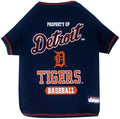 MLB Detroit Tigers Dog T-Shirt, Small. - Licensed Shirt for Pets Team Colored with Team Logos. - Premium Stretchable Materials for The Comfort of Your Dog & cat.