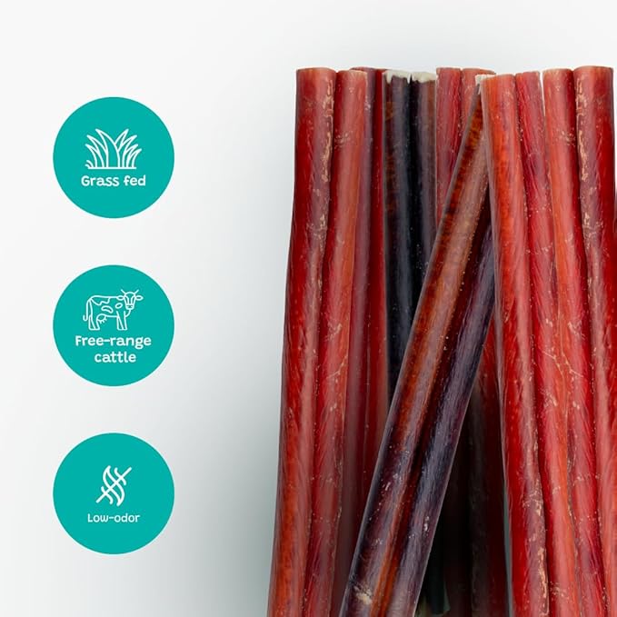 Bully Sticks 6–7" — 1 lb Thick Value Pack| Natural Single-Ingredient Dog Chews, Long-Lasting Dental Support Treats for All Breeds