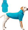 Basic Dog Hoodie Sweatshirts, Pet Clothes Hoodies Sweater with Hat and Leash Hole, Soft Cotton Outfit Coat for Small Medium Large Dogs, Royal Blue (XX-Large)