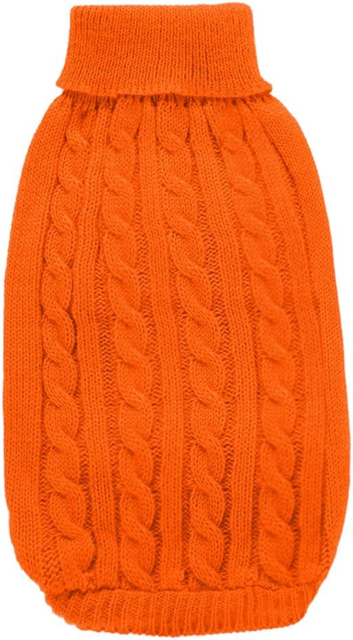 Dog Sweater, Warm Dog Sweaters for Small Dogs Medium Large Dogs, Cute Winter Classic Turtleneck Pet Sweater Cat Sweater Dog Clothes Coat Dog Christmas Sweaters for Girls Boys Dog Puppy Cat