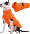 Kuoser Dog Coat, Dog Jackets for Small Dogs, Winter Reflective Puppy Puffer Jacket, Waterproof Dogs Snowsuit with Fleece Lining, Turtleneck Pet Vest Apparel for Cold Weather