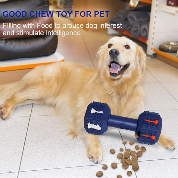Dog Chew Toys for Aggressive Chewers,Food Grade Non-Toxic Dental Pet Toy,Tough Durable Indestructible Dog Toys for Medium Large Dogs.Blue