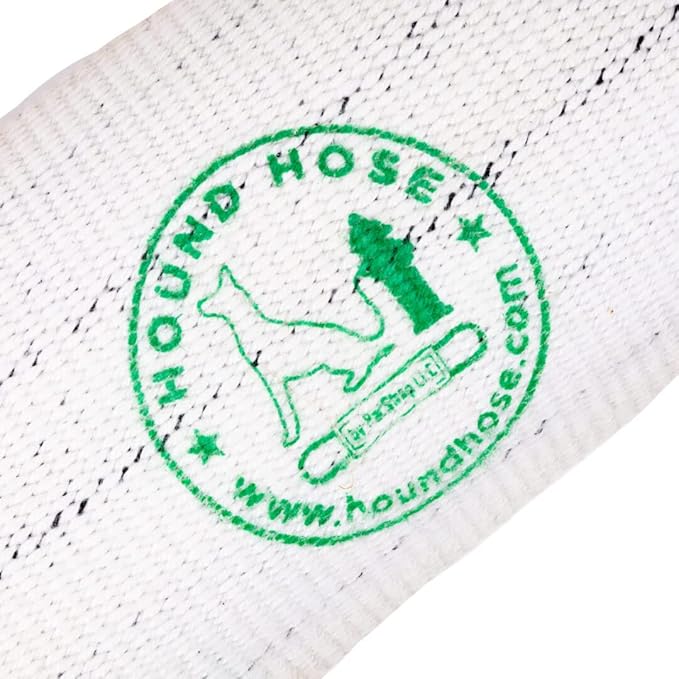 Rock-N-Rescue Hound Hose Firehose Dog Toy - Interactive Training Tug Rope from Durable Recycled Fire Hose. Indoor Outdoor Fetch Toy, Large with Rescue Rope Handles