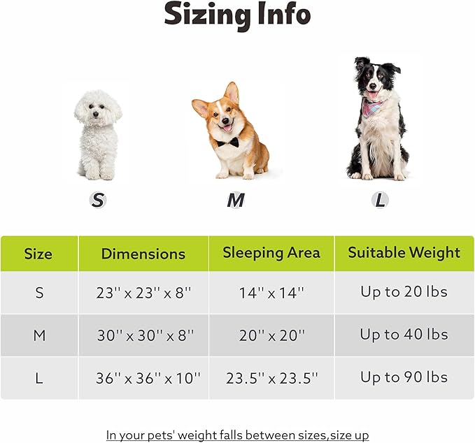 MIXJOY Dog Bed Medium Size Dogs, Washable Medium Dogs Bed with Removable Cover, Cozy Donut Dog Ded Fluffy Plush Faux Fur Pet Bed with Anti-Slip Bottom, 30"x30"x8", Beige
