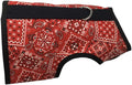 Kitty Holster Cat Harness – Secure Cat Harness for Walking, Soft Cotton Cat Accessories, Comfortable Fit, Strong Hook-and-Loop Closure, Made in USA – Red Bandana, M/L