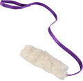 Dingo Dog Toy - Sheepskin Chaser with Long Violet Lead 50", Agility Motivation Reward tug for Training and Fun 15582
