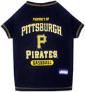 Pets First MLB Tee Shirt for Dogs & Cats - Pittsburgh Pirates Dog T-Shirt, X-Small.