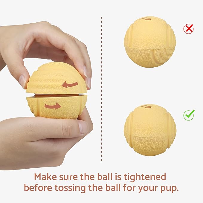 Interactive Dog Balls, Smart Dog Toys, 4 Movement Modes, Durable TPU Squeezably Elastomeric Material, Motion Activated Automatic Moving Rolling Ball for Dogs 20-60 lbs