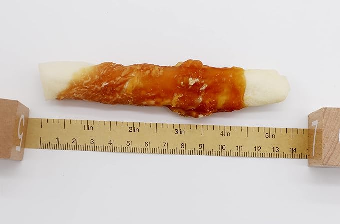 Dog Treats Chicken Wrapped Rawhide Rolls Healthy Dog Chews Long Lasting1 lb/454g