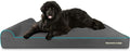 The Dog’s Bed Orthopedic Headrest Dog Bed XXXL Grey/Blue, Memory Foam, Pain Relief for Arthritis, Hip & Elbow Dysplasia, Post Surgery, Lameness, Waterproof Washable Cover