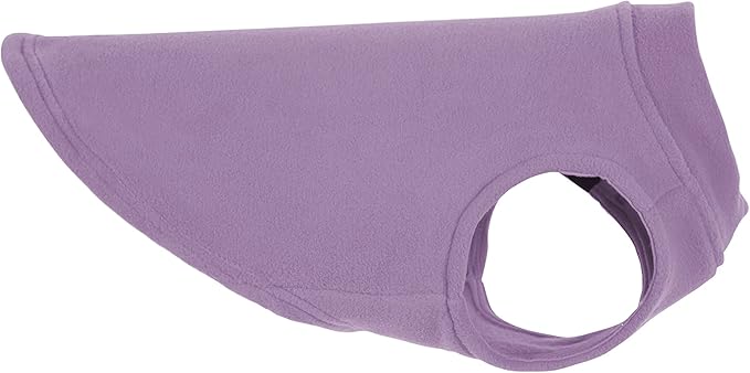 Gooby Stretch Fleece Vest Dog Sweater - Lavender, X-Small - Warm Pullover Super Stretchy Fleece Dog Jacket for Small to Large Dogs