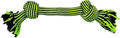 Jolly Pets Knot-N-Chew 2 Knot Green/Black Small/Medium