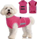 MIGOHI Dog Anxiety Relief Coat,Comfort Anxiety Vest for Dogs,Adjustable Anxiety Calming Wrap for Fireworks,Thunderstorms,Travel, Separation, Dog Anxiety Jacket for Small Dogs,M,Rosered
