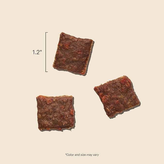 The Honest Kitchen Jerky Harvest Mini Bars: Beef Recipe With Carrots & Apples, 4 oz Bag