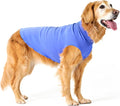 Goldpaw Stretchy Fleece Jacket for Small Dogs - Super Soft, Warm Dog Sweater - Pet Sweater Vest for Fall and Winter - Canine Clothes Made in The USA - Machine Washable - Cornflower Blue - Size 16