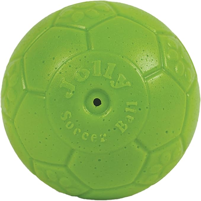 Jolly Pets Mini Jolly Soccer Ball; Floating-Bouncing Dog Toy; 3" Green Apple