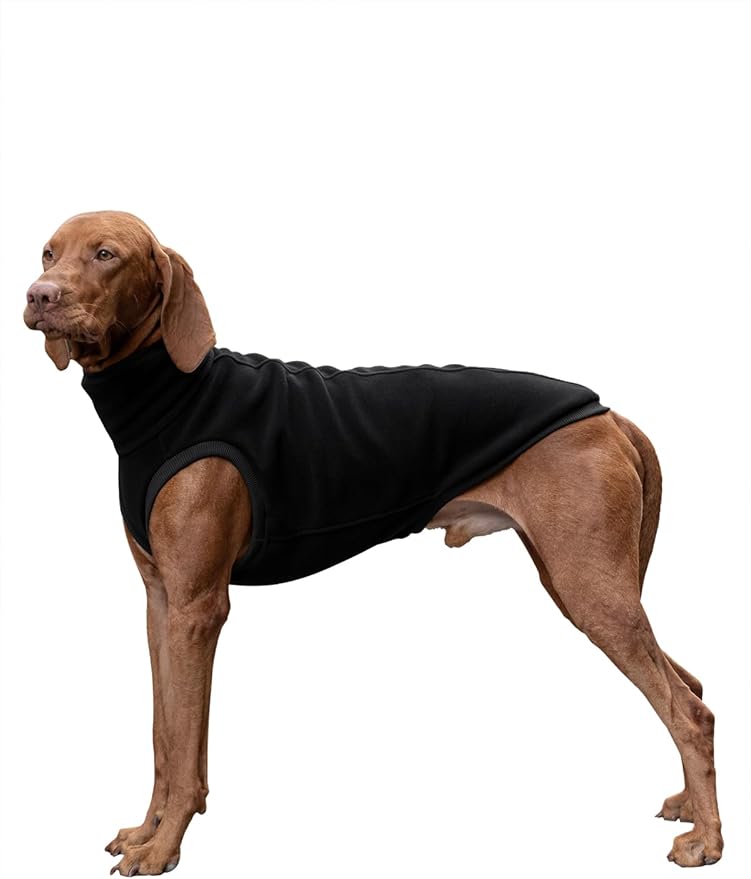 Haloumoning Fleece Dog Sweater Turtleneck Pullover Sweatshirt Pet Winter Warm Clothes