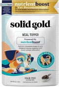 Solid Gold NutrientBoost Meal Toppers for Dogs - High Protein Dog Food Toppers for Dry Food - Grain Free Flavor Enhancer with Vitamins, Minerals & Amino Acids for Gut Health & Immune Support - 1lb