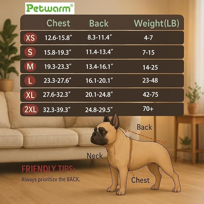 PetWarm Reversible Dog Winter Coat, Windproof Dog Puffer Vest, Soft Vest for Dogs with Hook-and-Loop Strap for Easy Dressing, Waterproof Coat for Dogs with Adjustable Fit, Pink, L