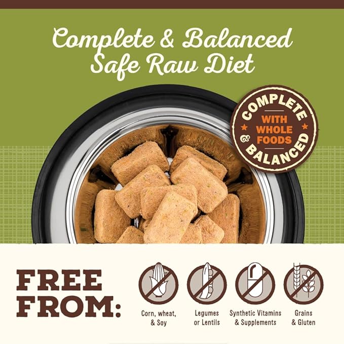 Primal Freeze Dried Dog Food, Pronto Mini Nuggets, Lamb; Scoop & Serve, Complete & Balanced Meal; Also Use as Topper or Treat; Premium, Healthy, Grain Free, High Protein Raw Dog Food (25 oz)