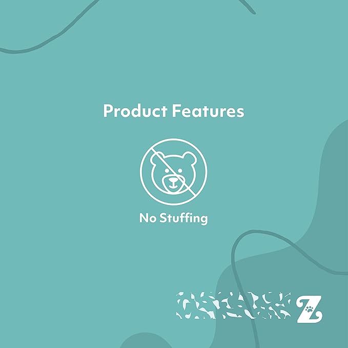 ZippyPaws Squeakie Crawler- No Stuffing Dog Toy to Keep Them Busy, for Small, Medium, & Large Dogs, Squeaky Pet Toy for Boredom, Unstuffed Chew Toy, Soft Plush Puppy Products, Moody The Moose- 12"
