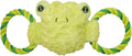 Jolly Pets Jolly Tug-a-Mal Frog Tug/Squeak Toy, Small (JTA22)