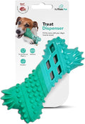 Treat Dispenser Bone Toy, Beef Flavored Rubber Dog Treat Toy, Floatable Dog Enrichment Toys, Refillable