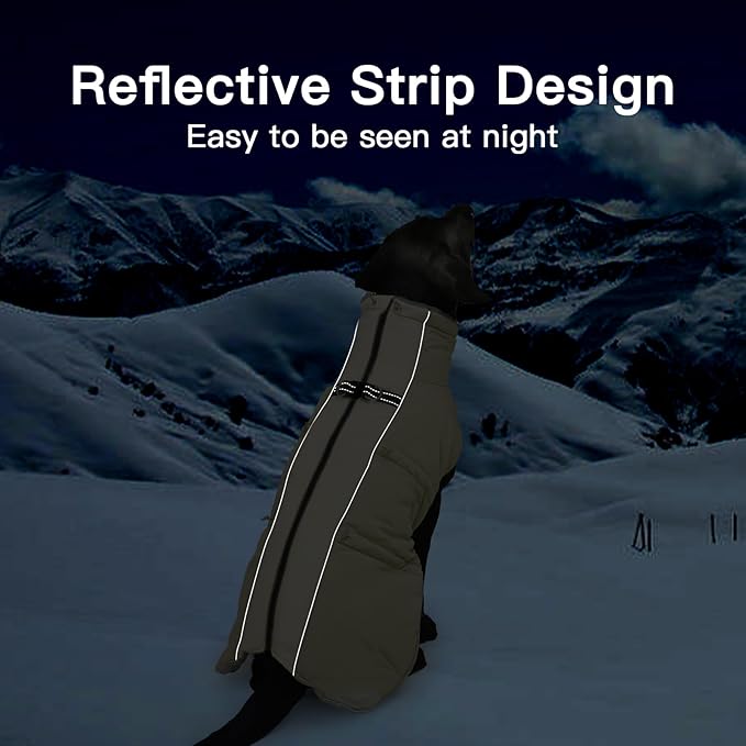 Medium Dog Coat Dog Winter Jacket,Warm Zip Up Snowsuit Dog Harness Vest Reflective Water-Resistant Dog Coat Dog Snow Jacket for Medium Dogs Jack Russell, Mini Schnauzer, Apricot